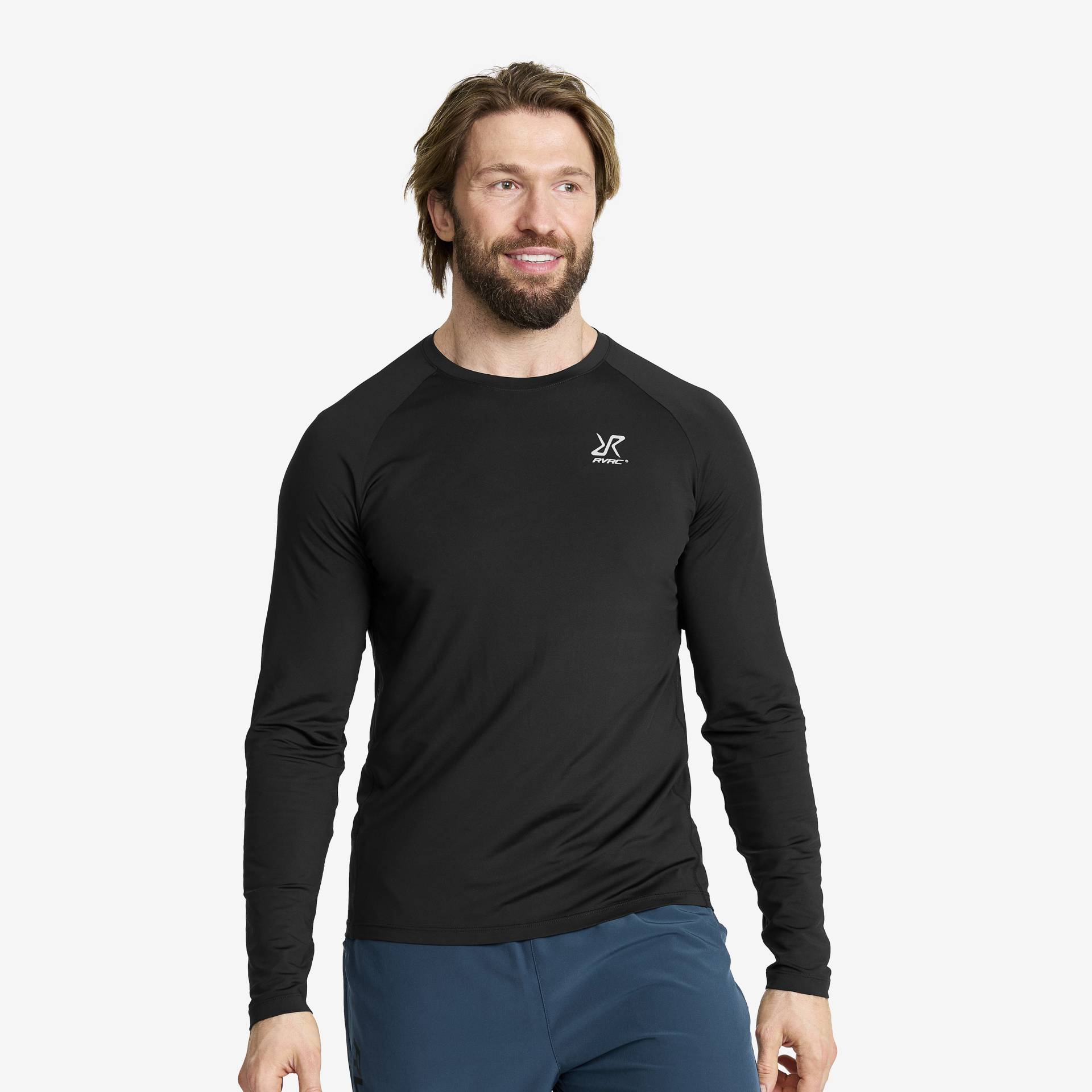 Stride Active Long-sleeved T-shirt Herren Black, Größe:XL - Herren > Oberteile > Hemden & Langarmshirts von RevolutionRace