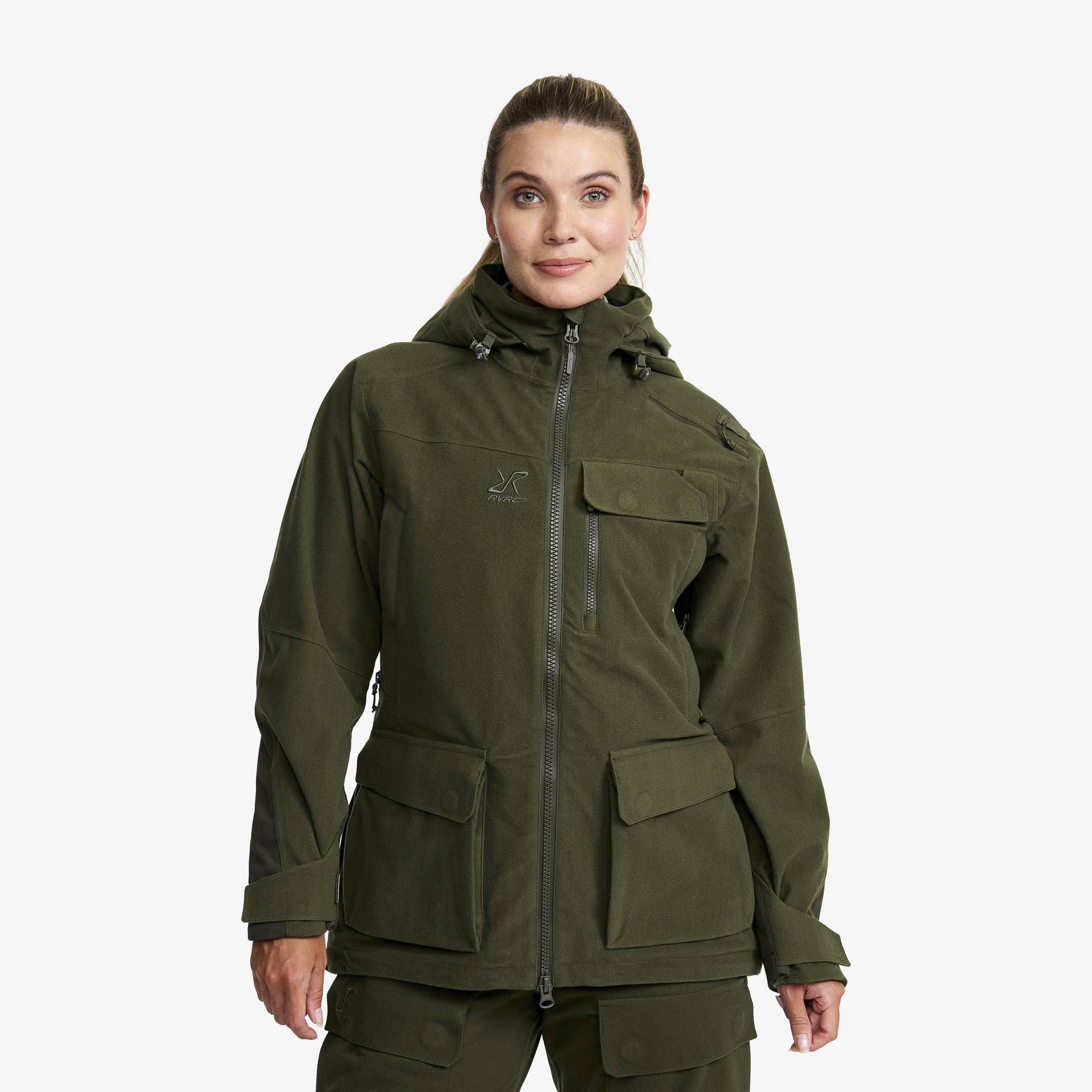 Trace Silent Pro 2L Jacket Damen Deep Depths, Größe:2XL - Outdoorjacke, Regenjacke & Softshelljacke von RevolutionRace