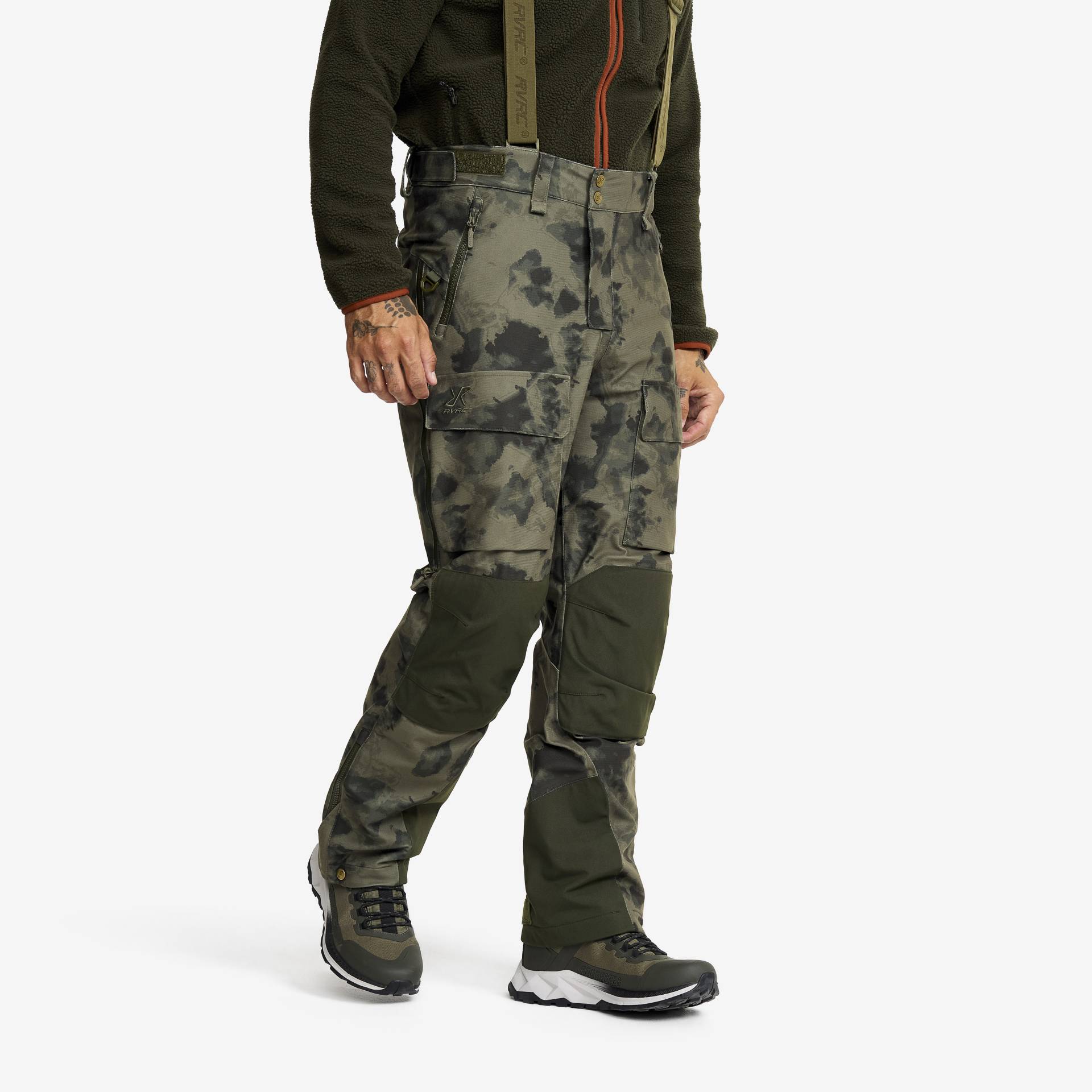 Trace Silent Pro 2L Pants Herren Camo Deep Depths, Größe:L - Outdoorhose, Wanderhose & Trekkinghose von RevolutionRace