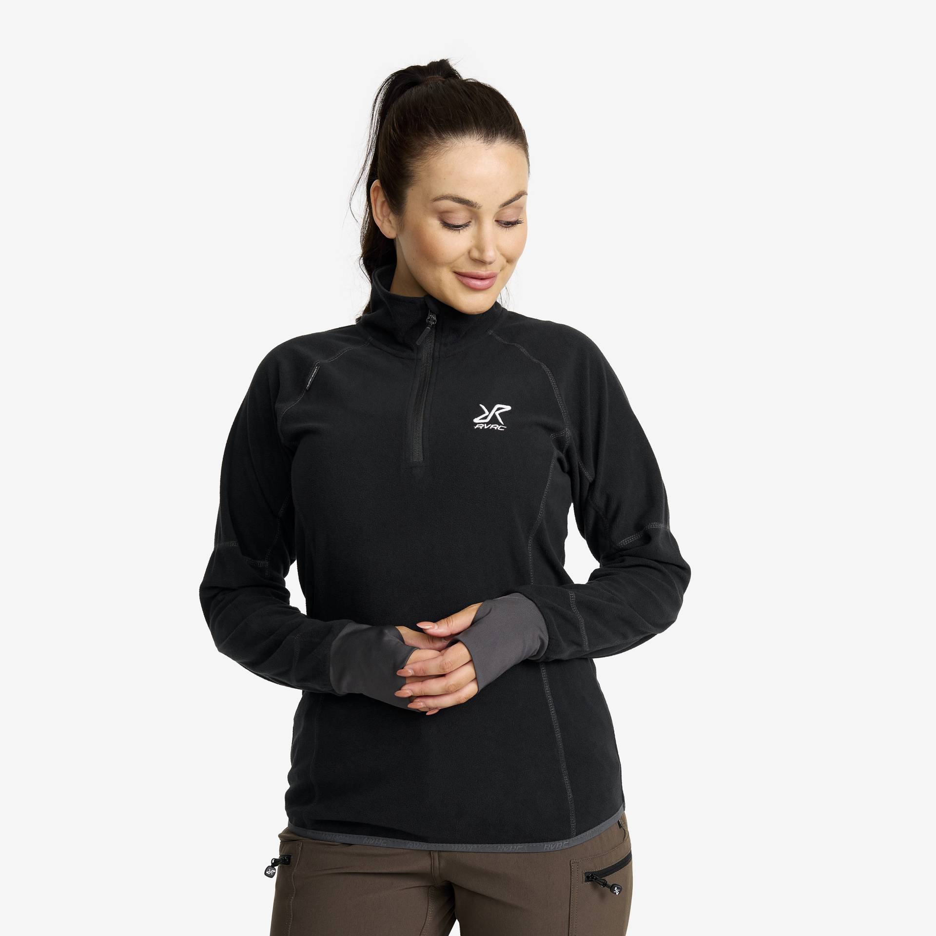 Trekker Fleece Damen Black/Anthracite, Größe:4XL - Damen > Oberteile > Fleece Trekker Fleece Damen Black/Anthracite, Größe:4XL - Damen > Oberteile > Fleece von RevolutionRace