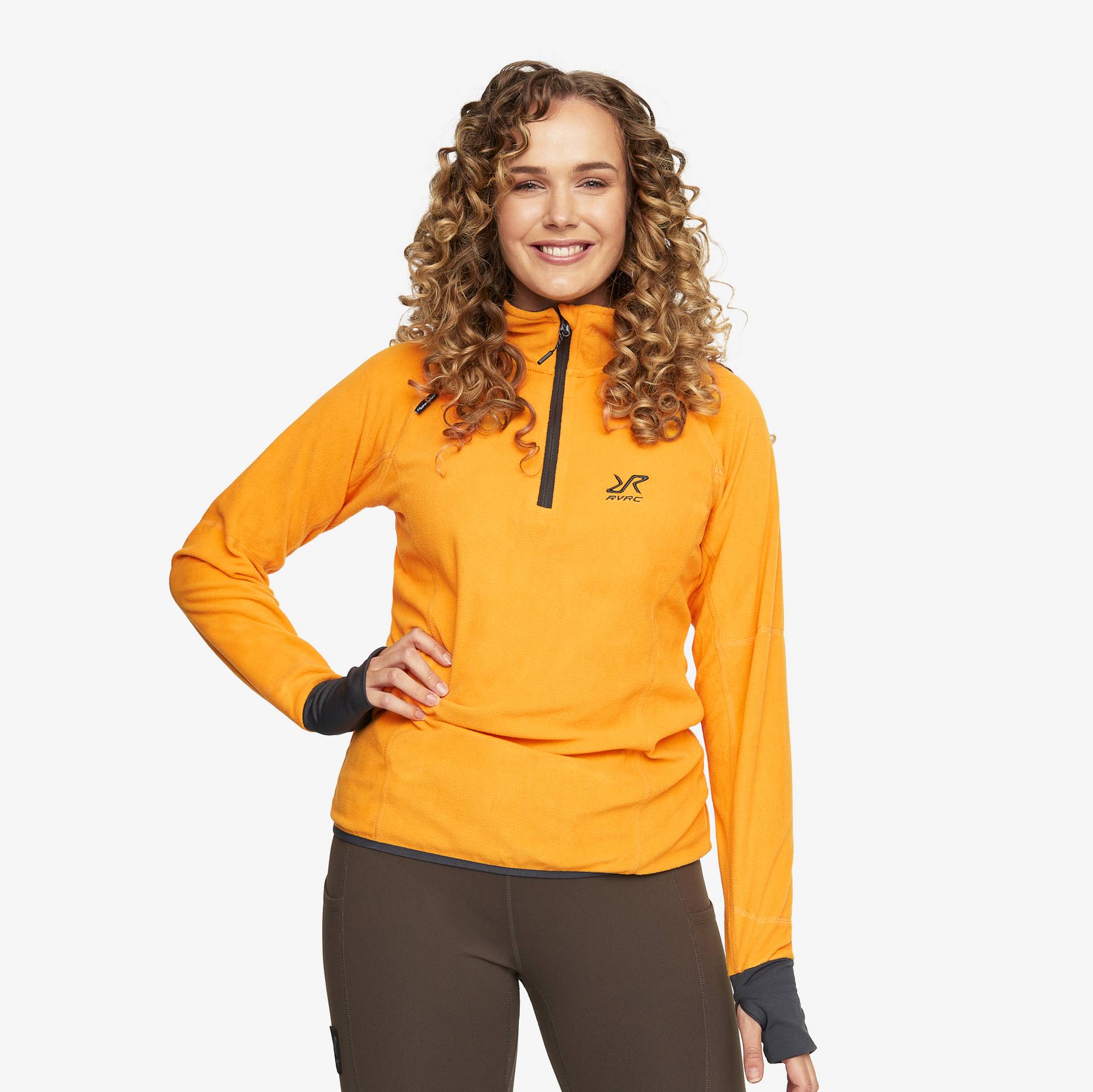 Trekker Fleece Damen Radiant Yellow, Größe:2XL - Damen > Oberteile > Fleece von RevolutionRace