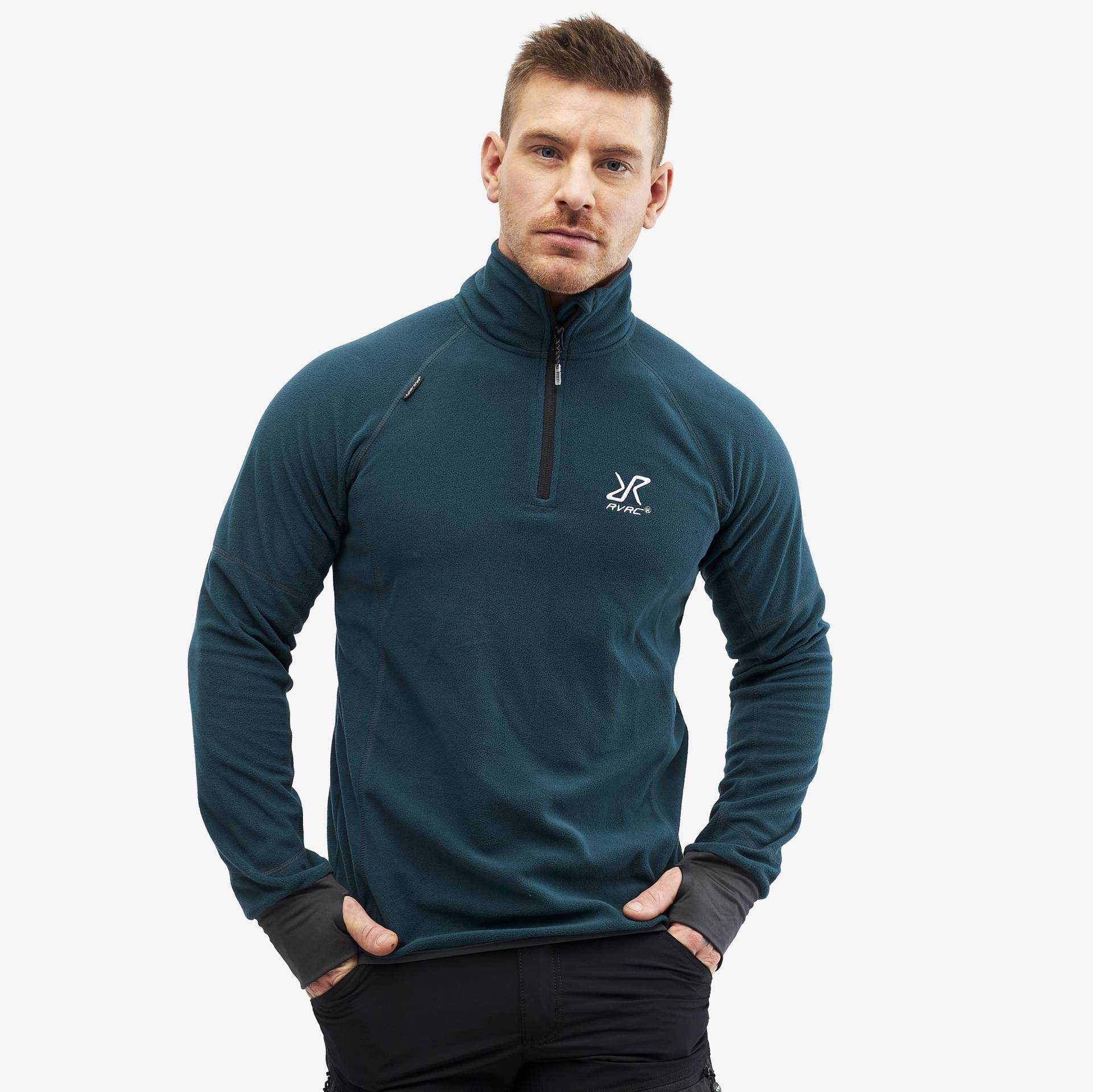 Trekker Fleece Herren Teal, Größe:XL - Herren > Oberteile > Fleece von RevolutionRace