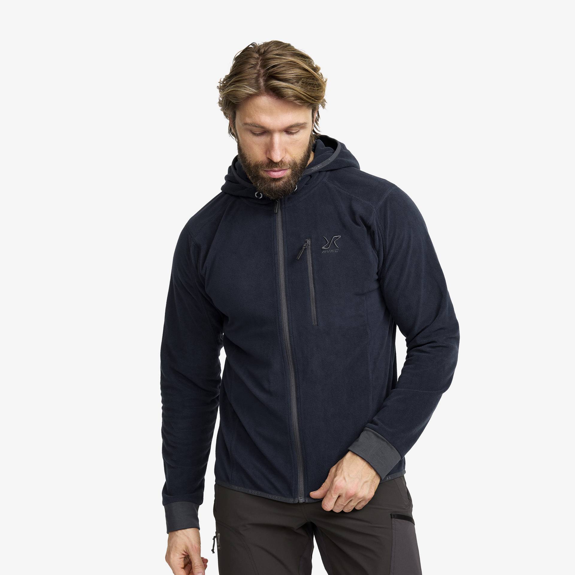 Trekker Hoodie Herren Thunder Blue, Größe:S - Herren > Oberteile > Hoodies von RevolutionRace