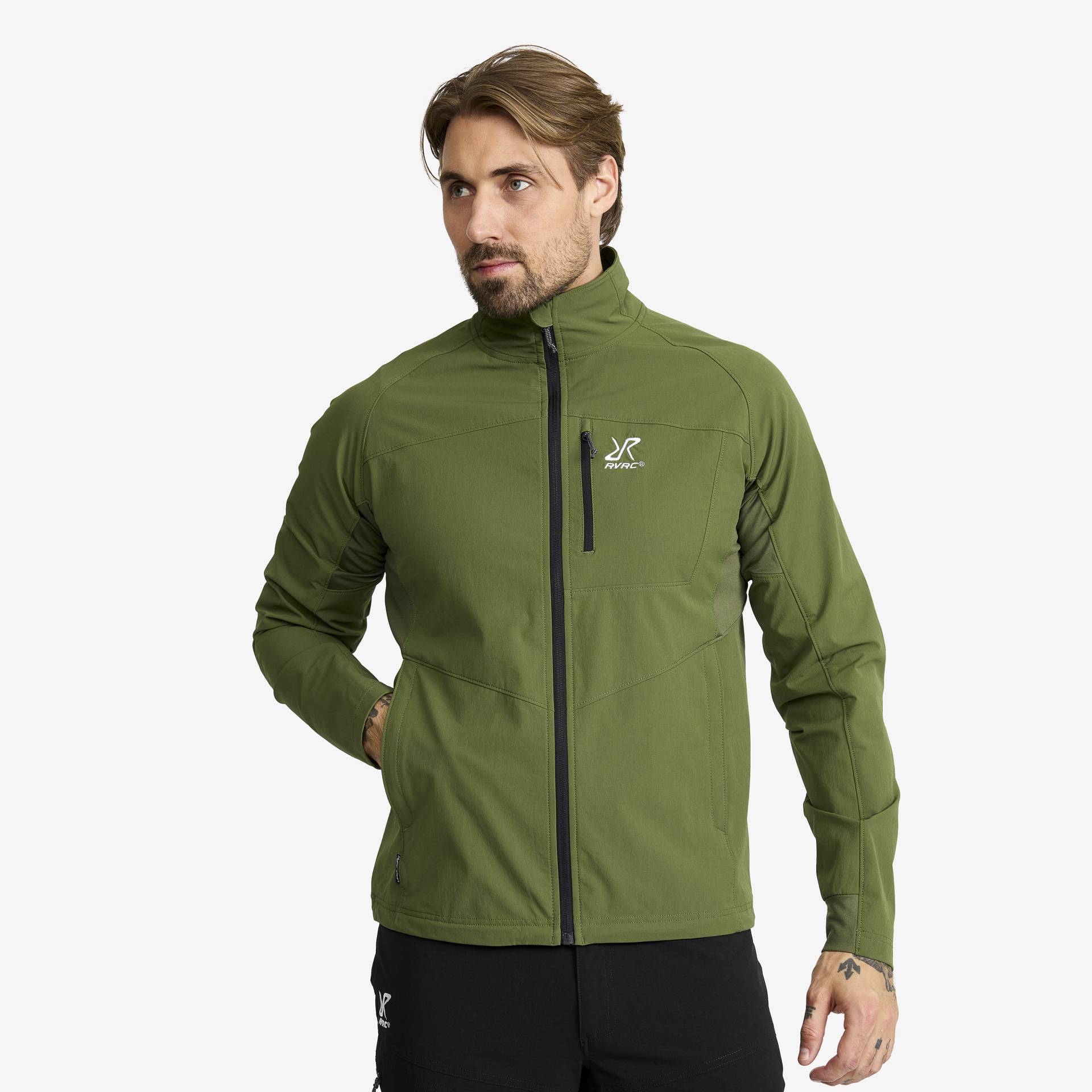 Venue Light Softshell Jacket Herren Cypress, Größe:2XL - Jacken > Softshelljacken Venue Light Softshell Jacket Herren Cypress, Größe:2XL - Jacken > Softshelljacken von RevolutionRace