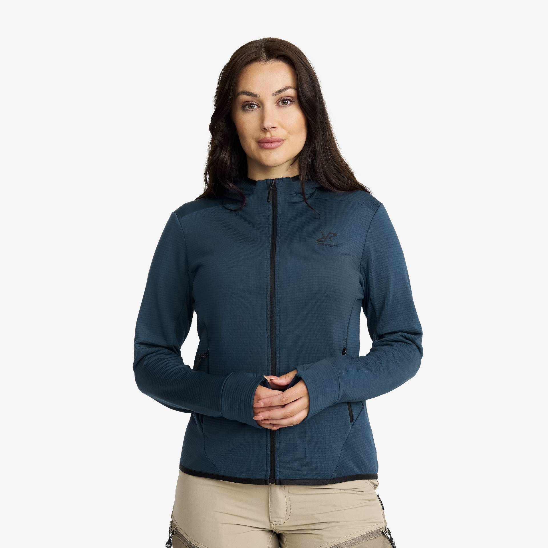 Waffle Hoodie Damen Moonlit Ocean, Größe:S - Damen > Oberteile > Hoodies Waffle Hoodie Damen Moonlit Ocean, Größe:S - Damen > Oberteile > Hoodies von RevolutionRace