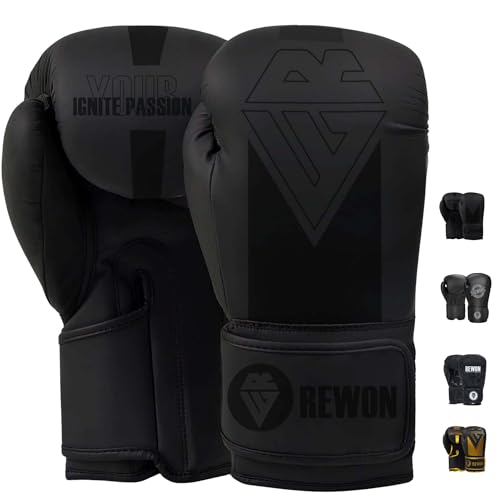 Rewon Gear Boxhandschuhe - Kickboxen Sparring Grappling Handschuhe - Profi Training Handschuhe für MMA Muay Thai Kampfsport mit atmungsaktivem Mesh - ideal für Männer und Frauen Rewon Gear Boxhandschuhe - Kickboxen Sparring Grappling Handschuhe - Profi Training Handschuhe für MMA Muay Thai Kampfsport mit atmungsaktivem Mesh - ideal für Männer und Frauen von Rewon Gear