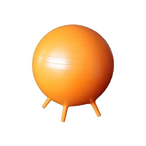 Reykentu Aktiv Sitzender Yoga-Ball-Stuhl, Ball-Gymnastikball-Stuhl, Ohne Rollen, mit Luftpumpe, Stuhl für Erwachsene, Heimbüro, Fitnessstudio, Trainingsball von Reykentu