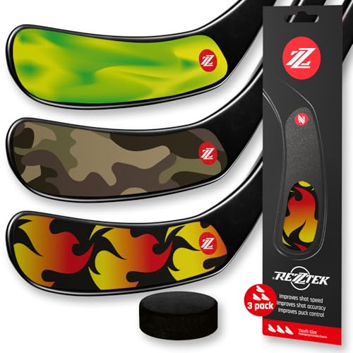 Rezztek Hockeyschläger-Tape-Alternative – Kinder (Alter 6–10 Jahre) Hockeyschläger-Klinge Performance Grip – für Eis- und Straßenhockeyschläger-Klingen – von NHL-Spielern verwendet von Rezztek