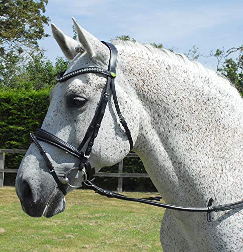 Rhinegold 0 Anatomic Bridle-Full-Havana Trense, Volle Größe von Rhinegold