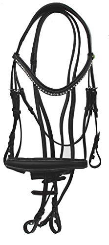 Rhinegold 0 Anatomic Cavesson Bridle-Cob-Havana Trense von Rhinegold