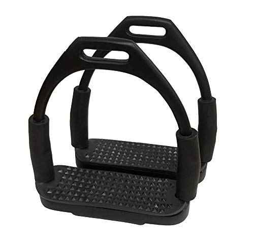 Rhinegold 0 Black Flexi Stirrup Irons-5.1/2 Bügeleisen, Schwarz Rhinegold 0 Black Flexi Stirrup Irons-5.1/2 Bügeleisen, Schwarz von Rhinegold