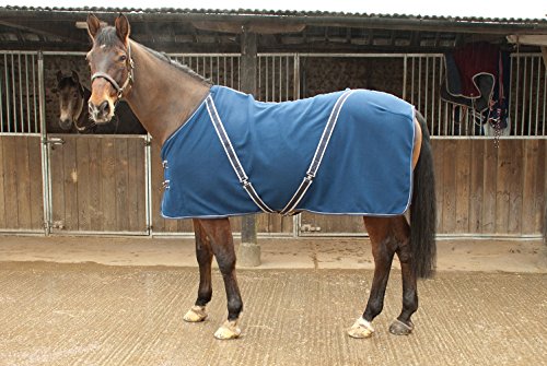 Rhinegold 0 Comfey Rug-6/0-Navy Fleece-Teppich, Navy, 15 cm von Rhinegold