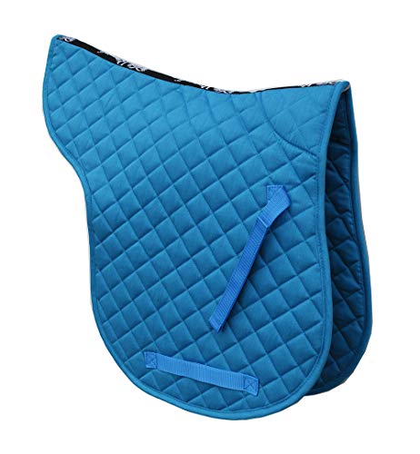 Rhinegold 0 Cotton Quilted Numnah-Cob-Turquoise, türkis Rhinegold 0 Cotton Quilted Numnah-Cob-Turquoise, türkis von Rhinegold