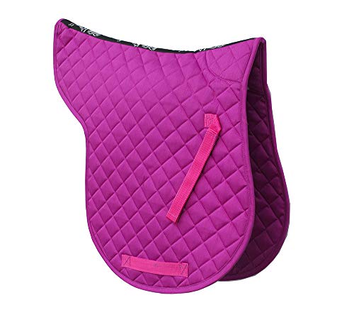 Rhinegold 0 Cotton Quilted Numnah-Full-Raspberry, Himbeere, Volle Größe Rhinegold 0 Cotton Quilted Numnah-Full-Raspberry, Himbeere, Volle Größe von Rhinegold