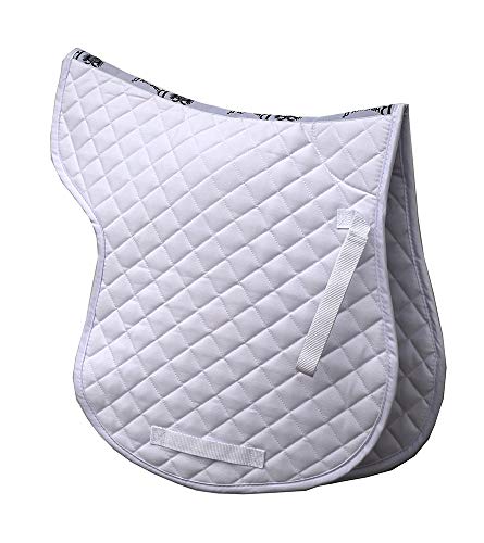 Rhinegold 0 Cotton Quilted Numnah-Pony-White, weiß Rhinegold 0 Cotton Quilted Numnah-Pony-White, weiß von Rhinegold