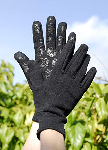 Rhinegold 0 Fleece Lined Yard and Riding Gloves-Extra Large-Black Handschuhe Kinder, Schwarz von Rhinegold