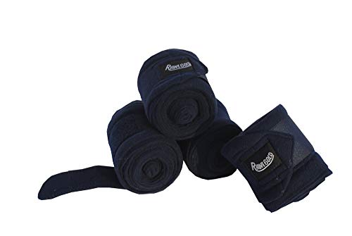 Rhinegold 0 Fleece Stable/Travel Bandage-Navy, Einheitsgröße von Rhinegold