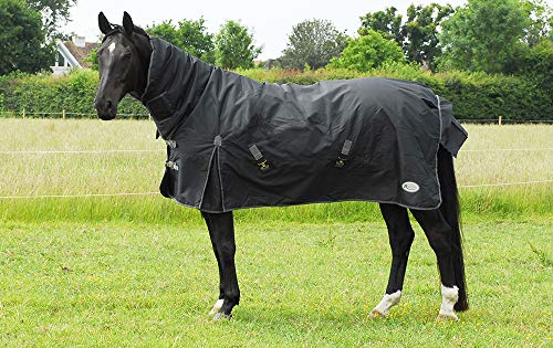 Rhinegold 30 DE König Outdoor-Teppich mit durchgehendem Hals, mittelschwer, 200 g/m², Polyfill, Schwarz, 2 m Rhinegold 30 DE König Outdoor-Teppich mit durchgehendem Hals, mittelschwer, 200 g/m², Polyfill, Schwarz, 2 m von Rhinegold