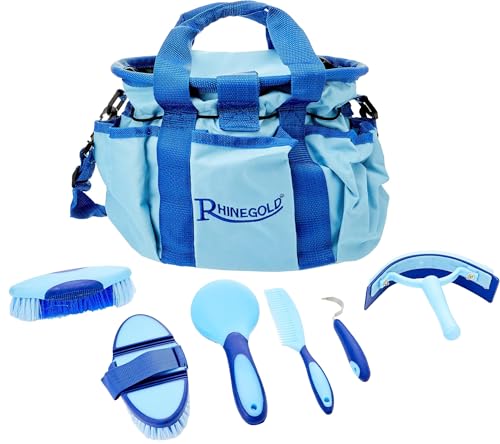 Rhinegold 0 Grooming Bag with Kit-Blue Pflegebürste, blau, Einheitsgröße Rhinegold 0 Grooming Bag with Kit-Blue Pflegebürste, blau, Einheitsgröße von Rhinegold