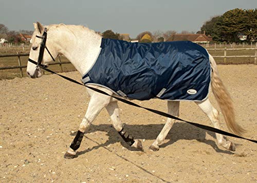 Rhinegold 0 Horsewalker/Lunge Rug-5/6-Navy Pferdedecke Longe, Navy, 1,7 m von Rhinegold