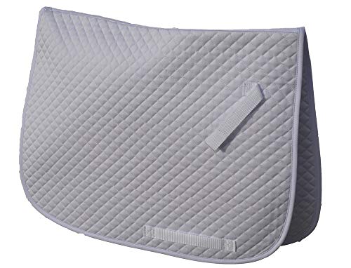 Rhinegold 0 Pro Choice Saddle Pad-Cob-White Schabracke, weiß von Rhinegold