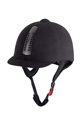 Rhinegold 0 Pro Riding Hat-7 3/8-Black Reithelm, Schwarz, 7. 3/8" von Rhinegold