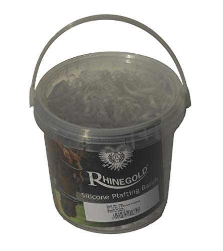 Rhinegold 0 Silicone Plaiting Bands & Tub-White Flechtbänder, weiß, Einheitsgröße Rhinegold 0 Silicone Plaiting Bands & Tub-White Flechtbänder, weiß, Einheitsgröße von Rhinegold