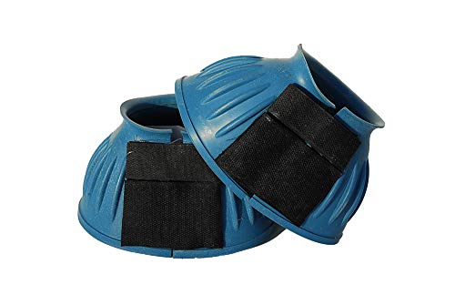 Rhinegold 0 Velcro Over-Reach Boots-Extra Large-Turquoise Hufglocken, türkis von Rhinegold