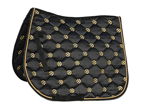 Rhinegold 415-F-BLACK Lucky Clover Satinschabracke, Schwarz, Volle Größe Rhinegold 415-F-BLACK Lucky Clover Satinschabracke, Schwarz, Volle Größe von Rhinegold