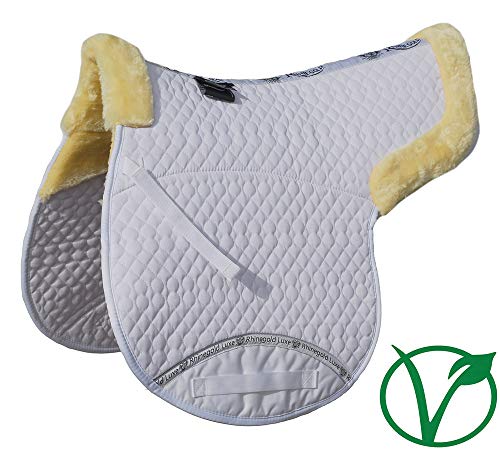 Rhinegold 454-C-WH/NAT Luxe Fur Numnah, Weiß/Natur, Cob Rhinegold 454-C-WH/NAT Luxe Fur Numnah, Weiß/Natur, Cob von Rhinegold