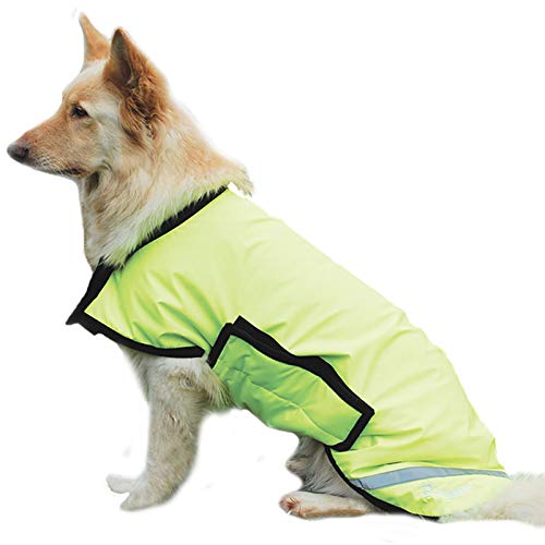 Rhinegold Alaska Hundemantel, wasserfest, für große Rassen, Unisex, Fluoreszierendes Gelb, 71,2 cm (28 Zoll) von Rhinegold