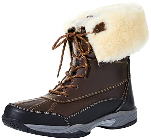 Rhinegold Brown Arctic Boots-8 (42)-Braun, Size 8 (EU42) von Rhinegold