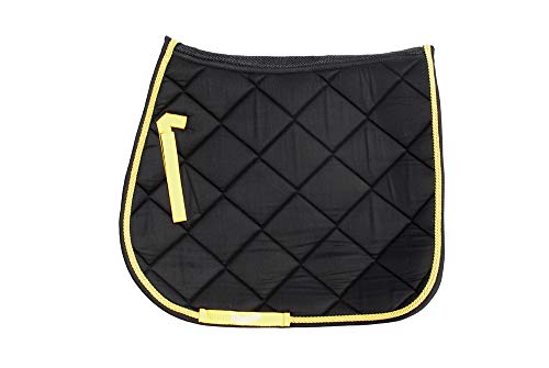 Rhinegold Carnival Belüftete Sattelauflage, Unisex, 413-C-BLK, Schwarz, Cob Rhinegold Carnival Belüftete Sattelauflage, Unisex, 413-C-BLK, Schwarz, Cob von Rhinegold