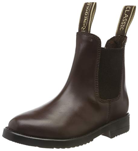 Rhinegold Comfey Unisex-Jodhpur-Stiefel für Jugendliche, braun, 18 EU von Rhinegold