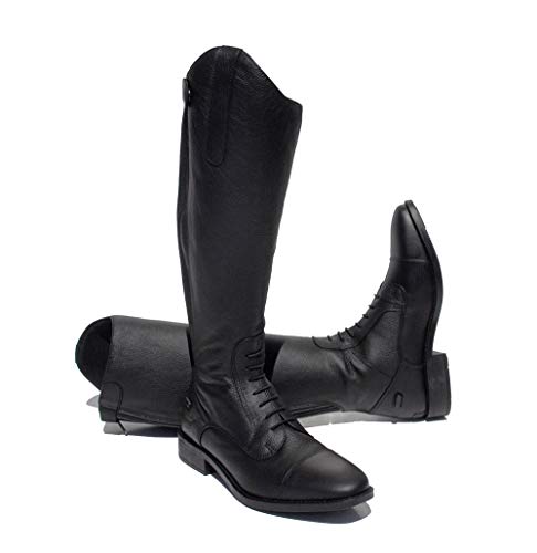 Rhinegold Damen 817ES-6(39)-3-BK Luxus Reitstiefel aus Leder, Schwarz, Size 6 Calf 3 von Rhinegold