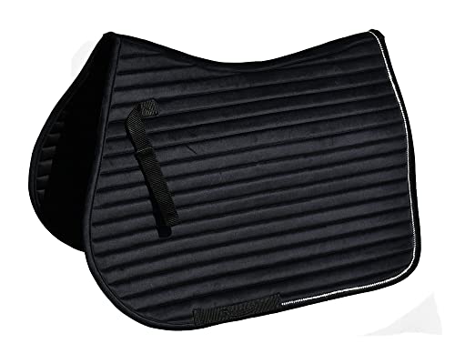 Rhinegold Diamante Channel Quilt GP Sattelpolster, Cob-Black Rhinegold Diamante Channel Quilt GP Sattelpolster, Cob-Black von Rhinegold