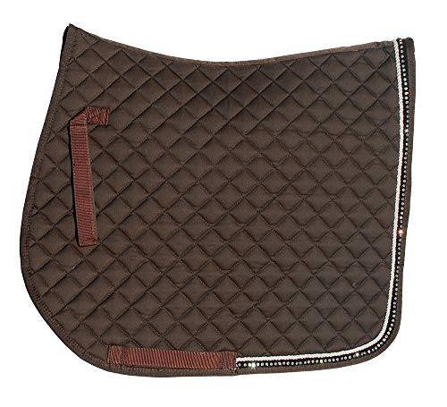 Rhinegold 0 Elite Schabracke mit Diamantbesatz, cob-braun Rhinegold 0 Elite Schabracke mit Diamantbesatz, cob-braun von Rhinegold