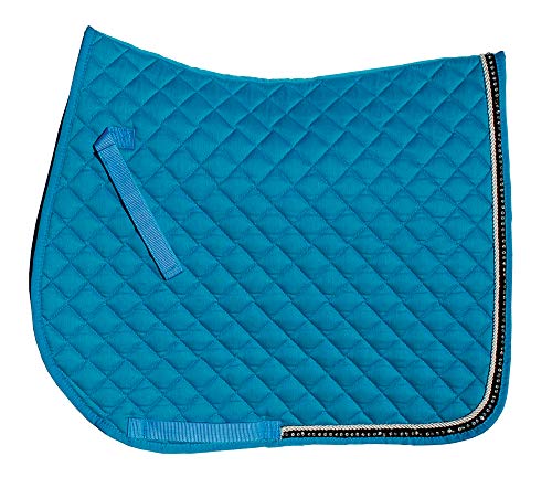 Rhinegold 0 Elite Schabracke mit Diamantbesatz, Pony-Türkis Rhinegold 0 Elite Schabracke mit Diamantbesatz, Pony-Türkis von Rhinegold