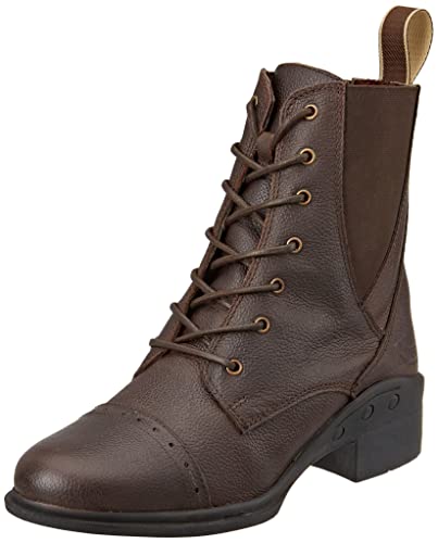 Rhinegold Indiana Damen Stiefel zum Schnüren, Paddock Boots, UK 3 (EU36), Braun von Rhinegold