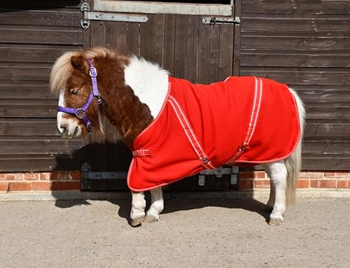Rhinegold Mini-Fleece-Teppich - 3/9 - Rot Rhinegold Mini-Fleece-Teppich - 3/9 - Rot von Rhinegold