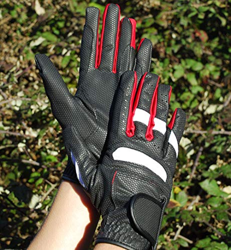 Rhinegold Pro Reithandschuhe, Größe XL, Schwarz/Rot Rhinegold Pro Reithandschuhe, Größe XL, Schwarz/Rot von Rhinegold