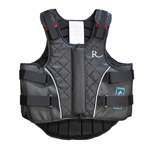 Rhinegold Pro-tec Adults Body Protector for Horse Riding Erwachsene Reiten, Schwarz, XS von Rhinegold