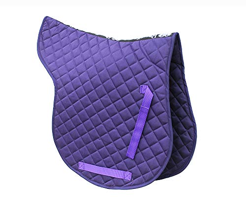 Rhinegold 30 DE Baumwolle Gesteppte Numnah-Cob-Lila, violett Rhinegold 30 DE Baumwolle Gesteppte Numnah-Cob-Lila, violett von Rhinegold