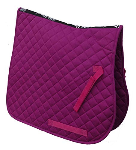 Rhinegold 0 Schabracke aus Baumwolle, gesteppt, Pony-Himbeere Rhinegold 0 Schabracke aus Baumwolle, gesteppt, Pony-Himbeere von Rhinegold