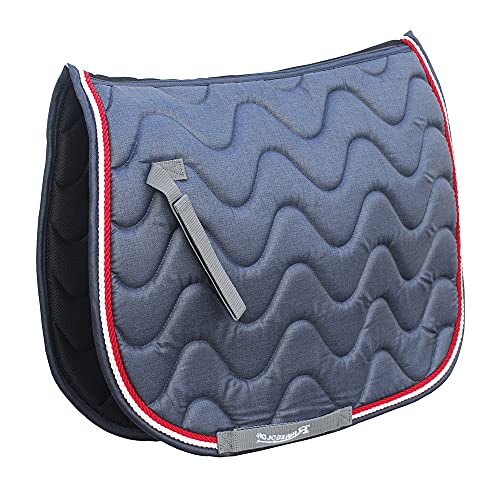 Rhinegold Sattelpolster Wave, komplett Denim/Rot Rhinegold Sattelpolster Wave, komplett Denim/Rot von Rhinegold