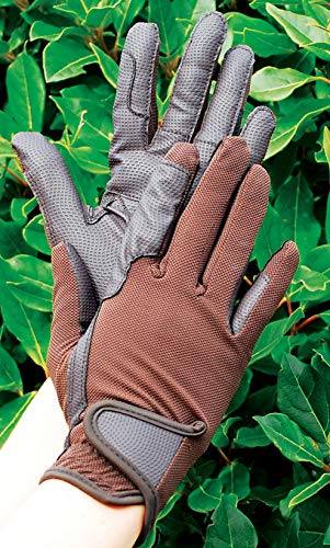 Rhinegold Super Stretch Mesh Back Riding Glove-Extra Large-Brown Handschuhe Kinder, braun, XL Rhinegold Super Stretch Mesh Back Riding Glove-Extra Large-Brown Handschuhe Kinder, braun, XL von Rhinegold