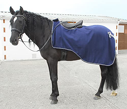 Rhinegold nuLOOM bestickter Rutschteppich, Pony-Navy von Rhinegold