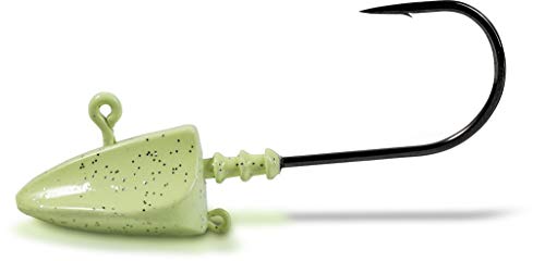 Rhino Premium Jig Force Angelhaken mit Jigköpfen Meeres Angeln Angel Zubehör für Gummifische, Glow, 6/0 Rhino Premium Jig Force Angelhaken mit Jigköpfen Meeres Angeln Angel Zubehör für Gummifische, Glow, 6/0 von Rhino