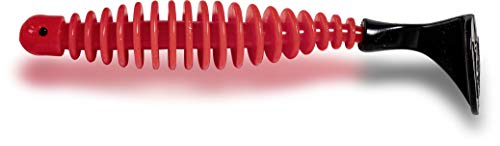 Rhino Premium Salty Paddler Gummfisch mit Lamellen Meeres Angelköder Angel Zubehör aus Eco Friendly Material, rot/schwarz, 15 cm Rhino Premium Salty Paddler Gummfisch mit Lamellen Meeres Angelköder Angel Zubehör aus Eco Friendly Material, rot/schwarz, 15 cm von Rhino