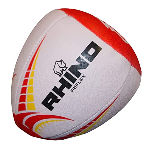 Rhino Unisex Reflex Trainingsball, Weiß, Einheitsgröße Rhino Unisex Reflex Trainingsball, Weiß, Einheitsgröße von Rhino